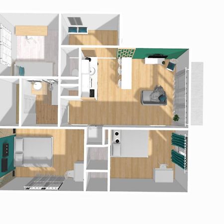 Home Ganusha Cosy 3 Chambres Parking Gratuit Balcon Grenoble Eksteriør billede