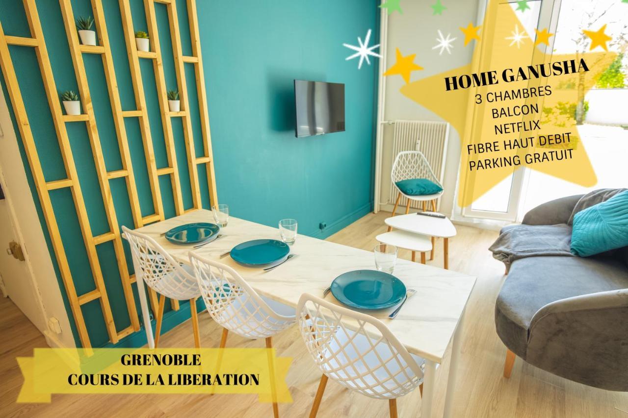 Home Ganusha Cosy 3 Chambres Parking Gratuit Balcon Grenoble Eksteriør billede